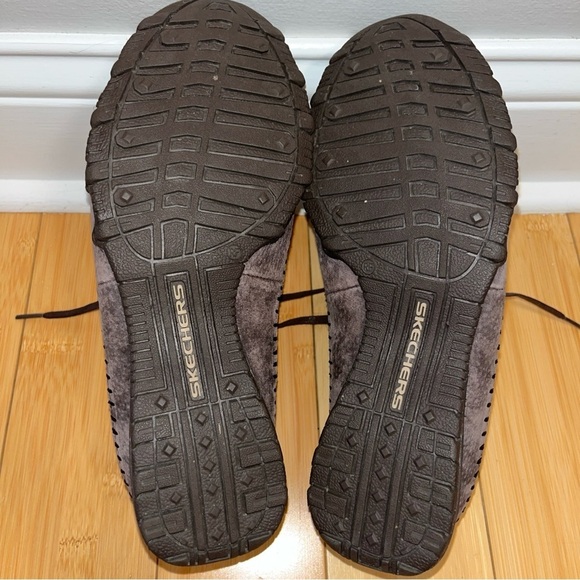 Skechers Women  Bikers Pole Suede Leather Boots size 9 - Picture 8 of 9